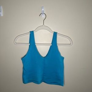 Urban Outfitters light blue fitted tank top